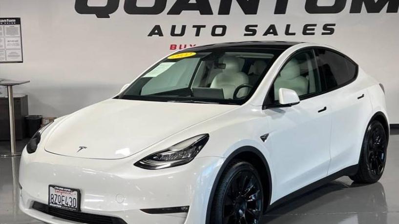 TESLA MODEL Y 2022 7SAYGAEE0NF345498 image